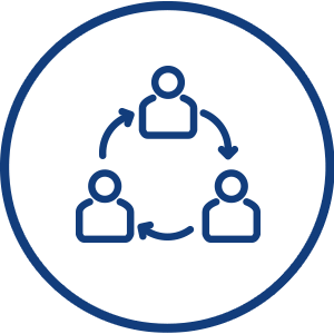 eupati partnership people connected with arrows icon
